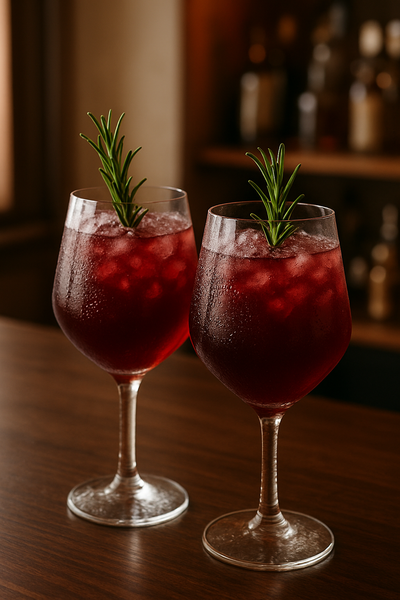 Brooklyn Brewed Sorrel + rosemary infused expertly crafted mocktail mixer recipe