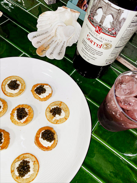 Caviar & Sorrel. A pairing fit for royalty!