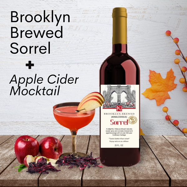 Brooklyn Brewed Sorrel Apple Spiced Mocktail Recipe