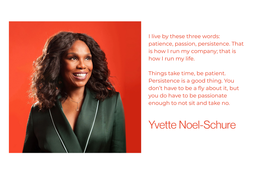 Yvette Noelle-Schure- Beyoncé’s publicist, Changemaker, and nonalcoholic BBS sorrel mocktail fan.
